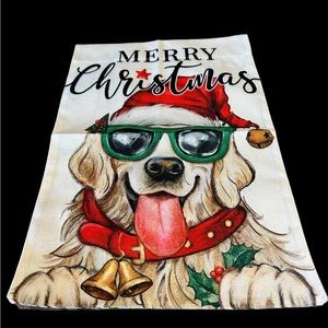 Garden Flag- New- Lab Dog Holiday Flag